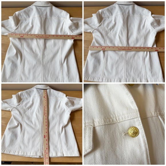 J MCLAUGHLIN COLBY JEANS JACKET BOXY CHIC PREPPY CASUAL CLASSIC TIMELESS NWOT S - Picture 9 of 12